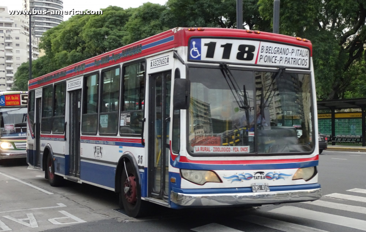 TATSA Puma D-12 - M.O. Barrancas de Belgrano
KWS 416
[url=https://bus-america.com/galeria/displayimage.php?pid=51516]https://bus-america.com/galeria/displayimage.php?pid=51516[/url]

Línea 118 (Buenos Aires), interno 35
