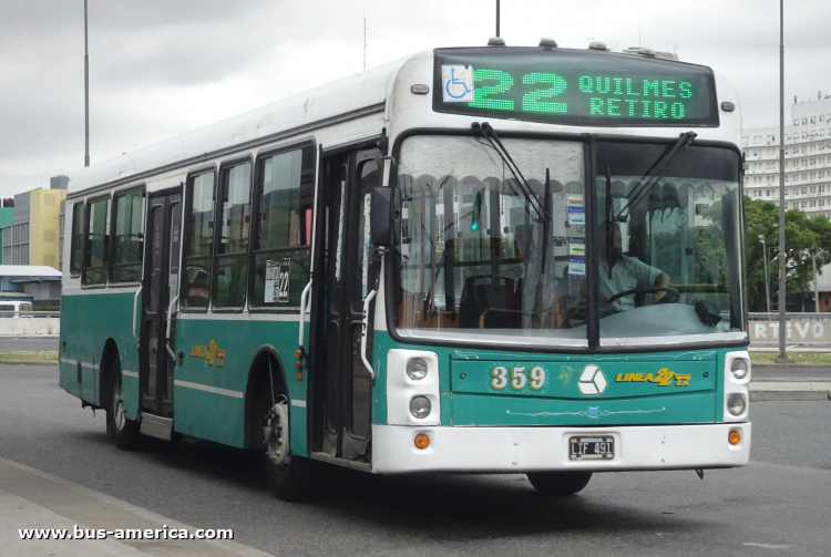Materfer Aguila MTF BU 1115 LE - Línea 22
LIF 491
[url=https://bus-america.com/galeria/displayimage.php?pid=43746]https://bus-america.com/galeria/displayimage.php?pid=43746[/url]
[url=https://bus-america.com/galeria/displayimage.php?pid=45189]https://bus-america.com/galeria/displayimage.php?pid=45189[/url]

Línea 22 (Buenos Aires), interno 359
