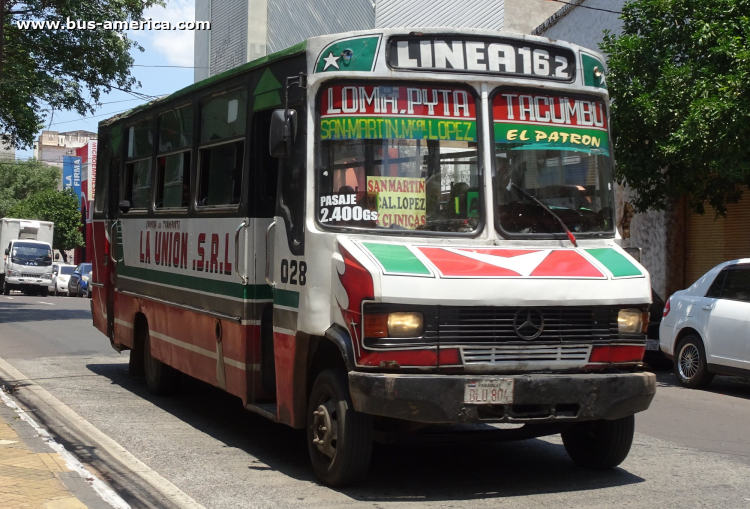 Mercedes-Benz L 711 - San Jorge - La Unión
BLU 804

Línea 16.2 (Asunción), unidad 028
