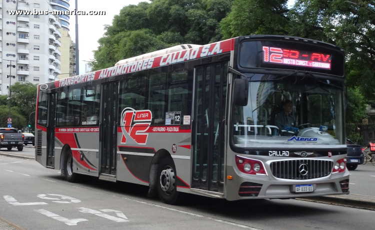 Mercedes-Benz O 500 U - La Favorita Gran Favorito GR 94/2016 - T.A.Callao 
AF 033 UI

Línea 12 (Buenos Aires), interno 78
