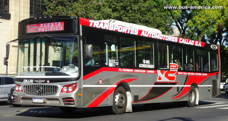 Mercedes-Benz O 500 U - La Favorita Gran Favorito GR 94/2016 - T.A.Callao 
AF 033 UJ

Línea 12 (Buenos Aires), interno 79
