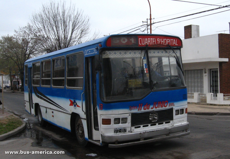 Mercedes-Benz OF 1215 - La Favorita 22-92 - 11 de Junio
STZ 457 - ex patente B.2552837

Línea 501 (Pdo.Luján), interno 13
