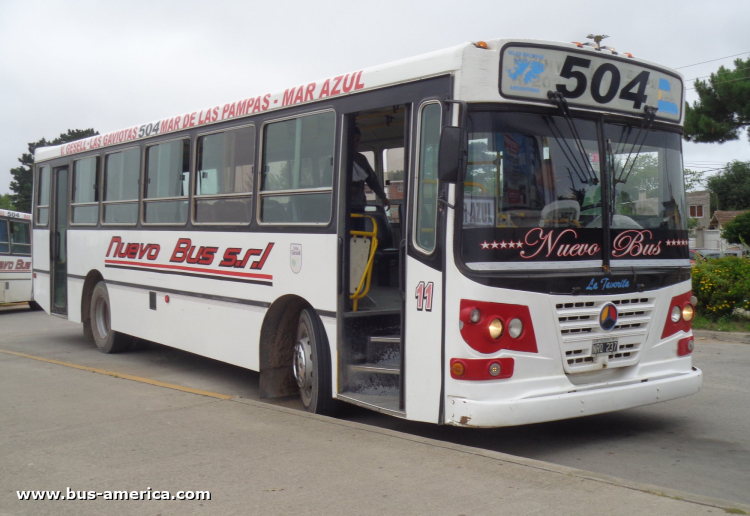 Mercedes-Benz OF 1418 - La Favorita Favorito GR - Nuevo Bus
NRQ 237

Línea 504 (Pdo.Villa Gesell), interno 11
