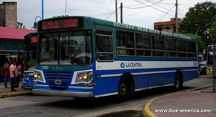 Mercedes-Benz OF 1418 - La Favorita Favorito GR - La Central
MQL 269

Línea 291 (Prov. Buenos Aires), interno 21

