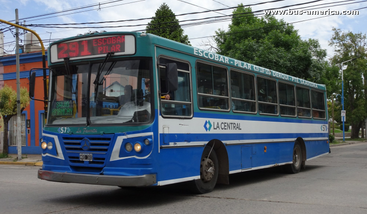 Mercedes-Benz OF 1418 - La Favorita Favorito GR - La Central
MRO 380

Línea 291 (Prov. Buenos Aires - dentro Pdo.Escobar), interno 57
