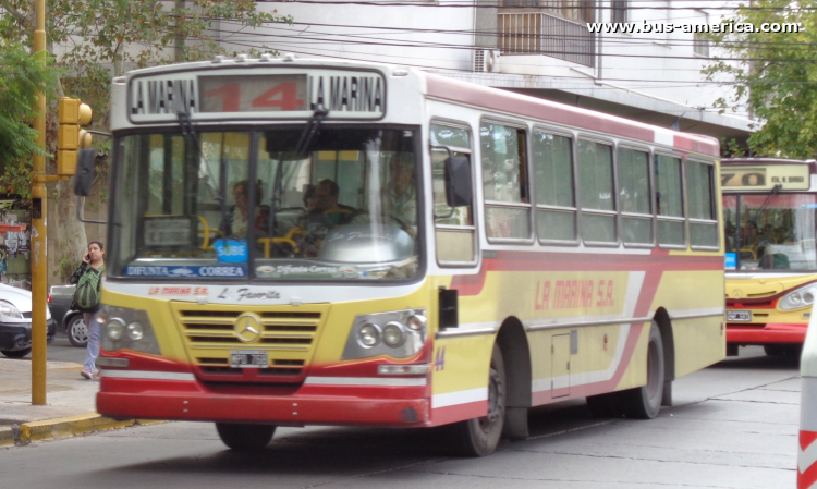 Mercedes-Benz OF 1418 - La Favorita Favorito GR - La Marina
MPO 768
[url=https://bus-america.com/galeria/displayimage.php?pid=61491]https://bus-america.com/galeria/displayimage.php?pid=61491[/url]
[url=https://bus-america.com/galeria/displayimage.php?pid=61492]https://bus-america.com/galeria/displayimage.php?pid=61492[/url]

Línea 14 (Prov.San Juan), interno 44 [2013-2021]
