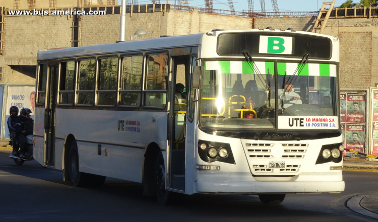 Mercedes-Benz OF 1418 - La Favorita Favorito GR - Red Tulum , UTE La Marina & La Positiva
MPO 768
[url=https://bus-america.com/galeria/displayimage.php?pid=61491]https://bus-america.com/galeria/displayimage.php?pid=61491[/url]
[url=https://bus-america.com/galeria/displayimage.php?pid=61493]https://bus-america.com/galeria/displayimage.php?pid=61493[/url]

Línea B (Prov. San Juan), interno 144
Ex línea 14 y demas La Marina (Prov.San Juan), interno 44 [2013-2021]
