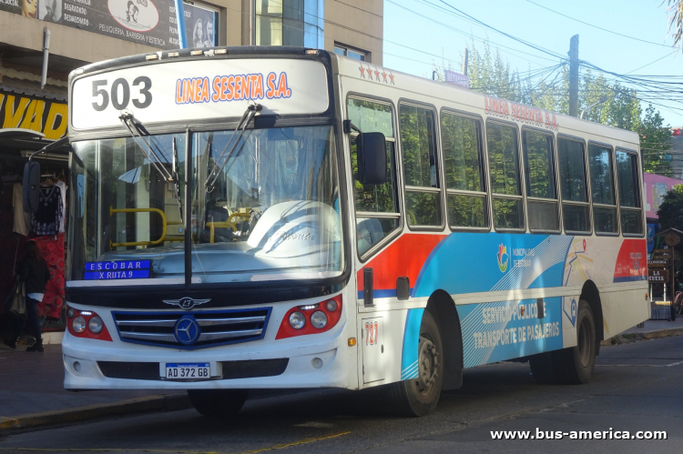 Mercedes-Benz OF 1621 - La Favorita Favorito GR - Línea Sesenta
AD 372 GB

Línea 503 (Pdo. Escobar), interno 727
