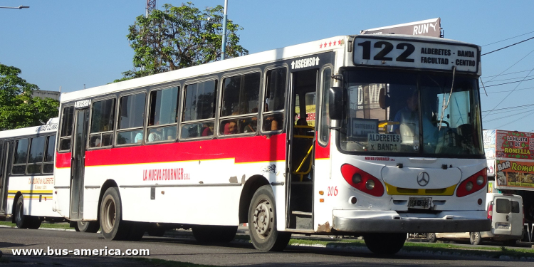 Mercedes-Benz OF 1722 - La Favorita - La Nueva Fournier
GFI 373
[url=https://bus-america.com/galeria/displayimage.php?pid=65141]https://bus-america.com/galeria/displayimage.php?pid=65141[/url]

Línea 122 (Prov.Tucumán), interno 206
