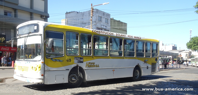 Mercedes-Benz OH 1618 L SB - La Favorita Favorito GR 84/2010 - El Nuevo Halcón
JHP 015

Línea 148 (Buenos Aires), interno 43

