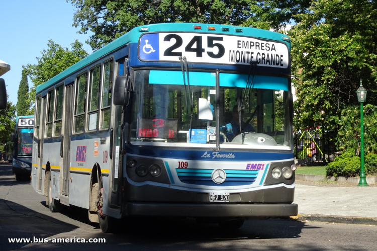 Mercedes-Benz OH 1618 L SB - La Favorita Favorito GR 84/2010 - EMG
MRV 920

Línea 245 (Prov.Buenos Aires), interno 109
