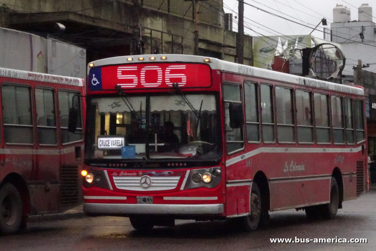 Mercedes-Benz OH 1618 L SB - La Favorita Favorito GR 84/2010 - La Colorada
MBE 532

Línea 506 (Buenos Aires), interno 603
Ex línea 178 (Buenos Aires), interno 
