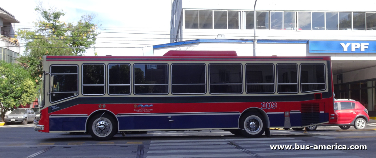 Mercedes-Benz OH 1618 L SB - La Favorta Favorito GR 87/2011 - Nueve de Julio 
OXC 494
[url=][/url]

Línea 109 (Buenos Aires), interno 29

