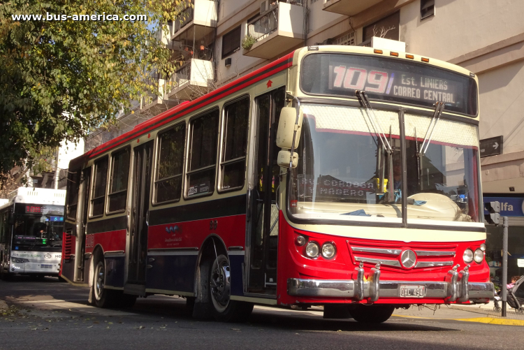 Mercedes-Benz OH 1618 L SB - La Favorta Favorito GR 87/2011 - Nueve de Julio 
OXC 494
[url=][/url]

Línea 109 (Buenos Aires), interno 29
