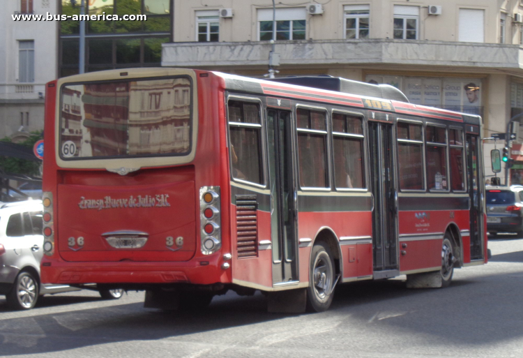 Mercedes-Benz OH 1618 L SB - La Favorita Favorito GR 87/2011 - Nueve de Julio
OOG 020

Línea 109 (Buenos Aires), interno 36
