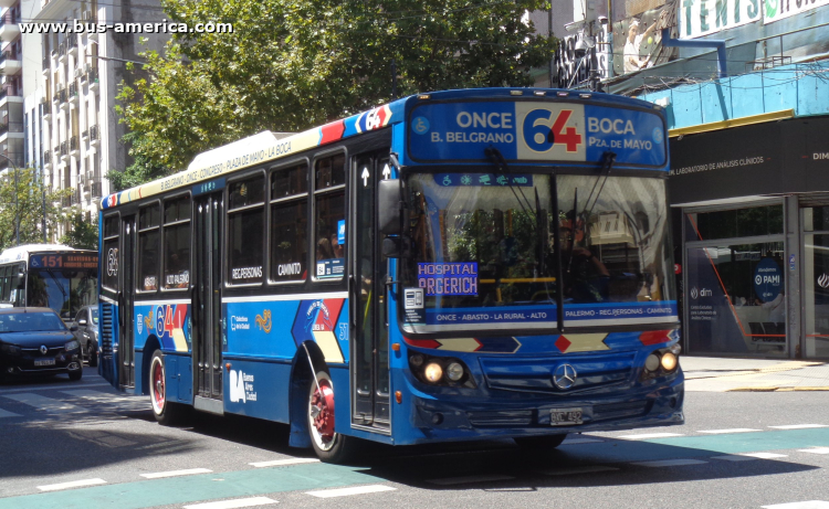 Mercedes-Benz OH 1618 L SB - La Favorita Favorito GR 87/2011 - Vuelta de Rocha
OXC 492
[url=https://bus-america.com/galeria/displayimage.php?pid=67810]https://bus-america.com/galeria/displayimage.php?pid=67810[/url]

Línea 64 (Buenos Aires), interno 31
