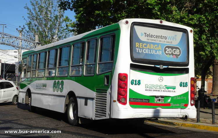 Mercedes-Benz OH 1618 L SB - La Favorita Favorito GR - MOQSA
MKO 648

Línea 603 (Pdo. Berazategui), interno 618
