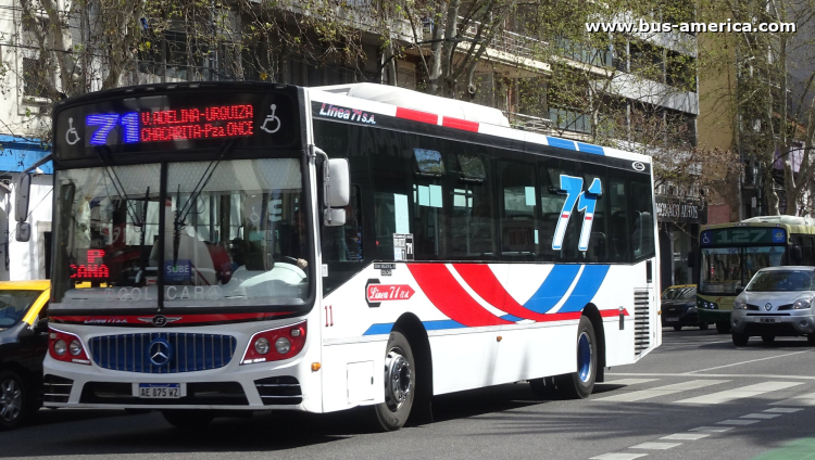 Mercedes-Benz OH 1621 L SB - La Favorita Favorito GR 95/2016 - Línea 71
AE 875 WZ
[url=https://bus-america.com/galeria/displayimage.php?pid=67555]https://bus-america.com/galeria/displayimage.php?pid=67555[/url]

Línea 71 (Buenos Aires), interno 11
