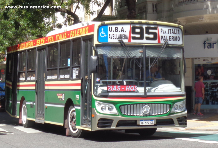 Mercedes-Benz OH 1621 L SB - La Favorita Favorito GR 95/2016 - Ant.Arg
AF 377 CC

Línea 95 (Buenos Aires), interno 229
