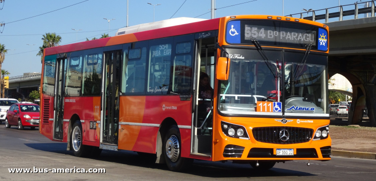 Mercedes-Benz OH 1621 L SB - La Favorita Favorito GR - Mendotran , Gral.Roca
AF 550 JJ

Línea 554 (Mendotran, Prov.Mendoza), interno 111
