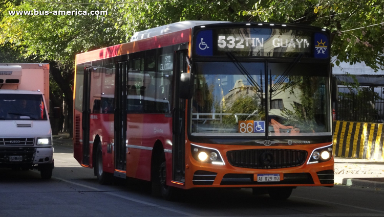 Mercedes-Benz OH 1621 L SB - La Favorita Favorito GR - Mendotran , Gral.Roca
AF 829 MQ

Línea 532 (Mendotran, Prov.Mendoza), interno 86
