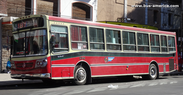 Mercedes-Benz OH 1718 L SB - La Favorita Favorito GR 85/2011 - Siglo XXI
LWJ 694

Línea 181 (Buenos Aires), interno 230
