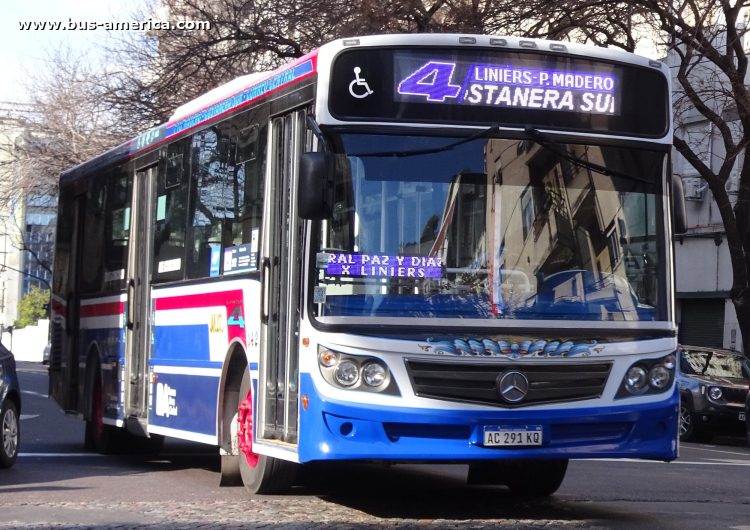 Mercedes-Benz OH 1721 L SB - La Favorita Favorito GR 96/2016 - J.B.Justo
AC 291 KQ

Línea 4 (Buenos Aires), interno 142
