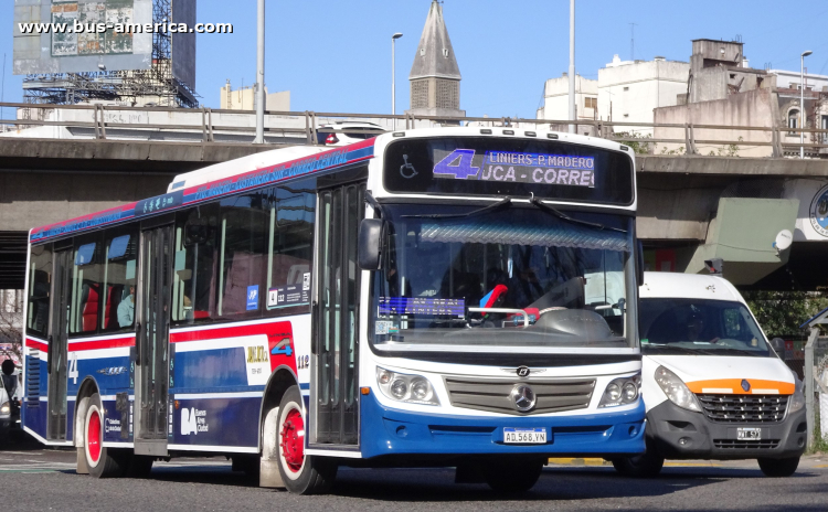 Mercedes-Benz OH 1721 L SB - La Favorita Favorito GR 96/2016 - J.B.Justo 
AD 568 YN

Línea 4 (Buenos Aires), interno 112
