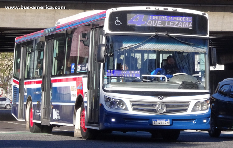 Mercedes-Benz OH 1721 L SB - La Favorita Favorito GR 96/2016 - J.B.Justo
AD 411 ZM

Línea 4 (Buenos Aires), interno 123
