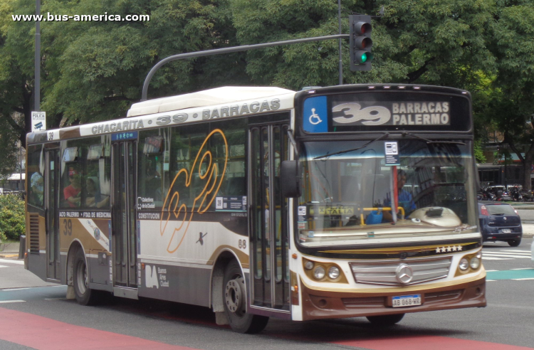 Mercedes-Benz OH 1721 L SB - La Favorita Favorito GR 96/2016 - Transp. Santa Fe
AB 068 WR

Línea 39 (Buenos Aires), interno 88
