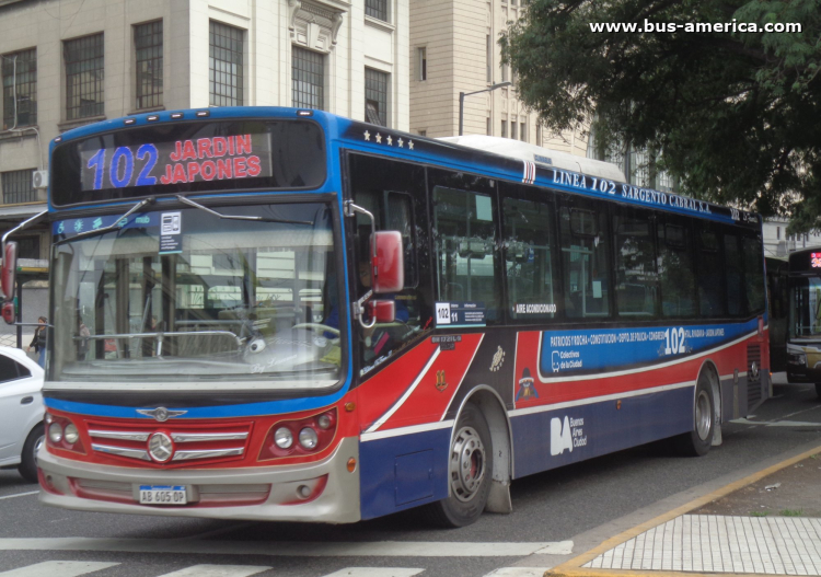 Mercedes-Benz OH 1721 L SB - La Favorita Favorito GR 96/2016 - Ttes.Sgto.Cabral
AB 605 OP

Línea 102 (Buenos Aires), interno 11
