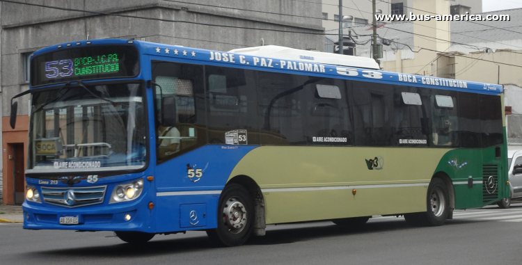 Mercedes-Benz OH 1721 L SB - La Favorita Favorito GR 96/2016 - Línea 213
AB 259 EC

Línea 53 (Buenos Aires), interno 55
