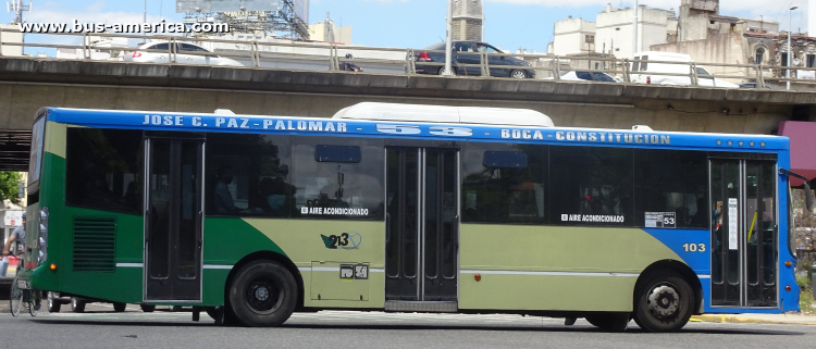 Mercedes-Benz OH 1721 L SB - La Favorita Favorito GR 96/2016 - Línea 213
AB 259 EE

Línea 53 (Buenos Aires), interno 103
