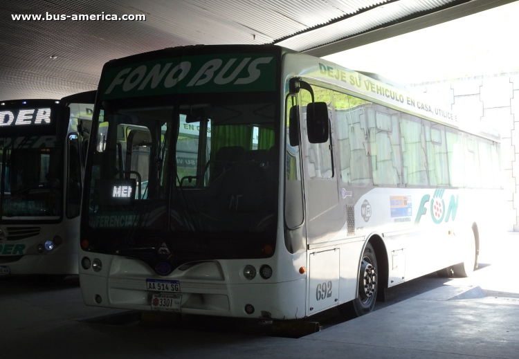 Agrale MA 17.0 - Nuovobus Menghi - Fonobus
AA 514 SG

Fonobus (Prov. Córdoba), interno 692, patente provincial 3301
