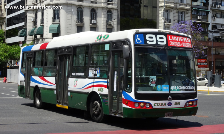 Agrale MT 15.0 LE - Nuovobus - CUSA
NMA 825

Línea 99 (Buenos Aires), interno 4606
