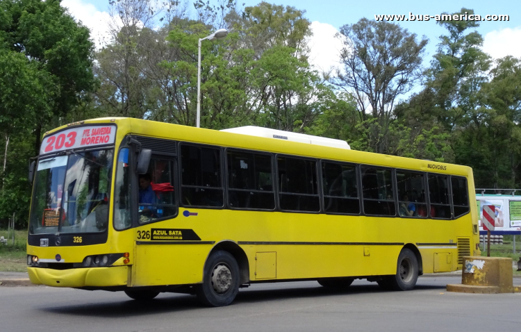 Mercedes-Benz O 500 U - Nuovobus PH - Azul
NNN 033

Línea 203 (Prov. Buenos Aires), interno 326
