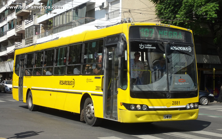 Mercedes-Benz O 500 U - Nuovobus - Rosario Bus
KPC 672

Línea 107 N (Rosario), interno 2881
