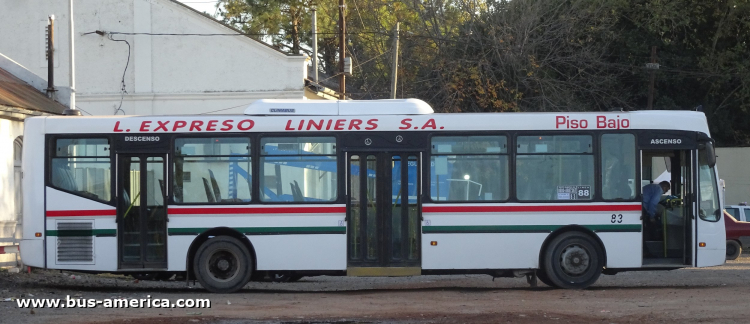 Mercedes-Benz O 500 U - Nuovobus Menghi - L.Expreso Liniers
OBV 303
[url=https://bus-america.com/galeria/displayimage.php?pid=56775]https://bus-america.com/galeria/displayimage.php?pid=56775[/url]

Línea 88 (Buenos Aires), interno 83
