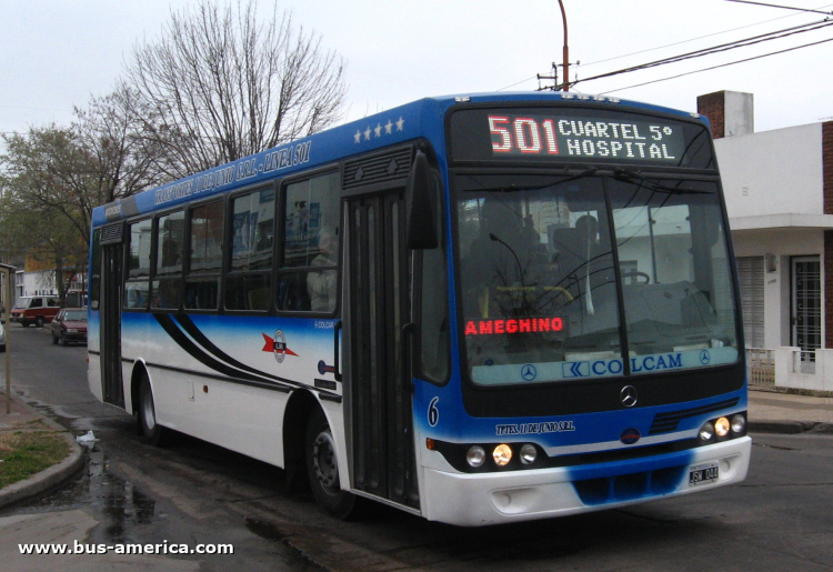 Mercedes-Benz OF 1418 - Nuovobus PH 0004 - 11 de Junio
JSW 044

Línea 501 (Pdo.Luján), interno 6
