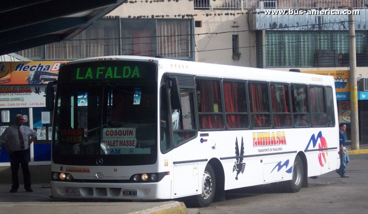 Mercedes-Benz OF 1418 - Nuovobus PH - Lumasa
JDM 475

Lumasa (Prov. Córdoba), interno 56, patente provincial 1080
