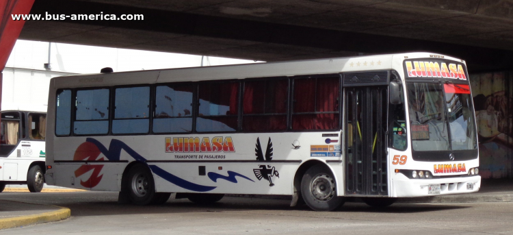 Mercedes-Benz OF 1418 - Nuovobus PH - Lumasa
JQM 478
[url=https://bus-america.com/galeria/displayimage.php?pid=59650]https://bus-america.com/galeria/displayimage.php?pid=59650[/url]
[url=https://bus-america.com/galeria/displayimage.php?pid=59651]https://bus-america.com/galeria/displayimage.php?pid=59651[/url]

Lumasa (Prov. Córdoba), interno 59, patente provincial 1079
