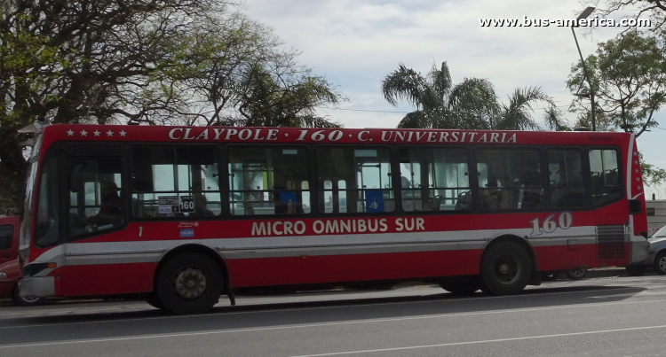 Mercedes-Benz OH 1618 L SB - Nuovobus PH 0010 - M.O.Sur
Línea 160 (Buenos Aires), interno 1
