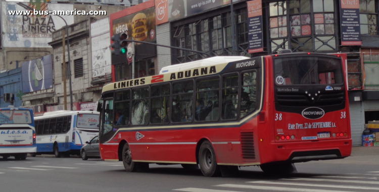 Mercedes-Benz OH 1621 L SB - Nuovobus Menghi Euro PH 0054 - 22 de Setiembre
AB 498 BE
[url=https://bus-america.com/galeria/displayimage.php?pid=66488]https://bus-america.com/galeria/displayimage.php?pid=66488[/url]
[url=https://bus-america.com/galeria/displayimage.php?pid=66489]https://bus-america.com/galeria/displayimage.php?pid=66489[/url]
[url=https://bus-america.com/galeria/displayimage.php?pid=66490]https://bus-america.com/galeria/displayimage.php?pid=66490[/url]

Línea 2 (Buenos Aires), interno 38
