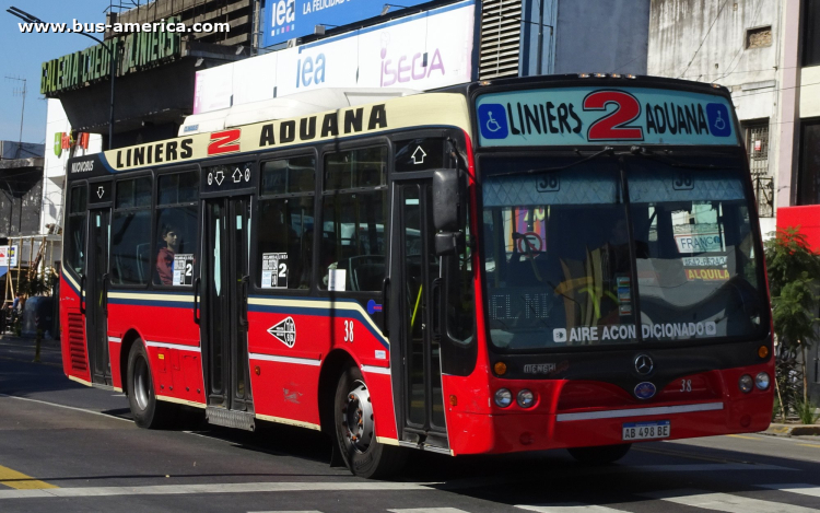 Mercedes-Benz OH 1621 L SB - Nuovobus Menghi Euro PH 0054 - 22 de Setiembre
AB 498 BE
[url=https://bus-america.com/galeria/displayimage.php?pid=66489]https://bus-america.com/galeria/displayimage.php?pid=66489[/url]
[url=https://bus-america.com/galeria/displayimage.php?pid=66490]https://bus-america.com/galeria/displayimage.php?pid=66490[/url]
[url=https://bus-america.com/galeria/displayimage.php?pid=66491]https://bus-america.com/galeria/displayimage.php?pid=66491[/url]

Línea 2 (Buenos Aires), interno 38
