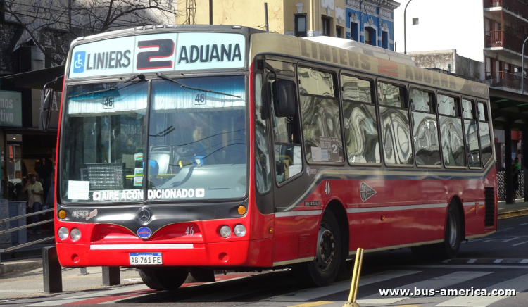 Mercedes-Benz OH 1621 L SB - Nuovobus Menghi Euro PH 0054 - 22 de Setiembre
AB 761 FE
[url=https://bus-america.com/galeria/displayimage.php?pid=66492]https://bus-america.com/galeria/displayimage.php?pid=66492[/url]
[url=https://bus-america.com/galeria/displayimage.php?pid=66494]https://bus-america.com/galeria/displayimage.php?pid=66494[/url]

Línea 2 (Buenos Aires), interno 46
