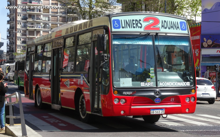 Mercedes-Benz OH 1621 L SB - Nuovobus Menghi Euro PH 0054 - 22 de Setiembre
AB 563 JT
[url=https://bus-america.com/galeria/displayimage.php?pid=66496]https://bus-america.com/galeria/displayimage.php?pid=66496[/url]
[url=https://bus-america.com/galeria/displayimage.php?pid=66497]https://bus-america.com/galeria/displayimage.php?pid=66497[/url]
[url=https://bus-america.com/galeria/displayimage.php?pid=66498]https://bus-america.com/galeria/displayimage.php?pid=66498[/url]

Línea 2 (Buenos Aires), interno 49
