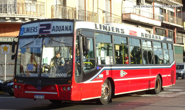 Mercedes-Benz OH 1621 L SB - Nuovobus Menghi Euro PH 0054 - 22 de Setiembre
AB 370 TN
[url=https://bus-america.com/galeria/displayimage.php?pid=66500]https://bus-america.com/galeria/displayimage.php?pid=66500[/url]

Línea 2 (Buenos Aires), interno 51
