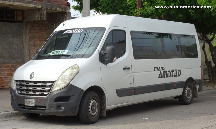 Renault Nuevo Master Minibus (en Argentina) - Amistad
OZF 428
[url=https://bus-america.com/galeria/displayimage.php?pid=67781]https://bus-america.com/galeria/displayimage.php?pid=67781[/url]

Amistad (Prov.Sgo. del Estero)
