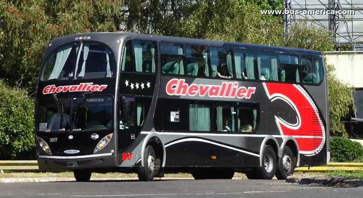 Mercedes-Benz O 500 RSD - Metalsur Starbus 405 - Chevallier
FTT 988
[url=https://bus-america.com/galeria/displayimage.php?pid=58165]https://bus-america.com/galeria/displayimage.php?pid=58165[/url]

Nueva Chevallier, interno 3017
