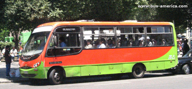 Mercedes-Benz LO - Busscar Micruss (en Chile) - Gran Valparaíso
Grupo de líneas 500 (Valparaíso), unidad 511
